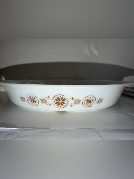 Other - Vintage Pyrex Town & Country 1.5 QT Divided Casserole Dish #063 – NO LID